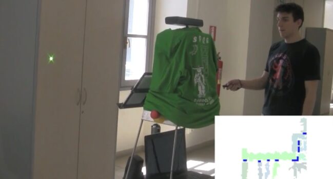 Semantic mapping robot demo